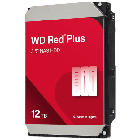 WD RED PLUS 12TB / WD120EFGX / SATA 6Gb/s /  Interní 3,5"/ 7200rpm / 512MB