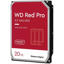 WD RED PRO 20TB / WD202KFGX / SATA III / Wewnętrzny 3,5" / 7200 obr./min / 512 MB