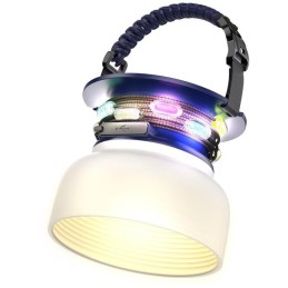 IMMAX solární kempingová lampička s integrovaným RGB LED světelným řetězem/ 10W/ IP65/ USB-C