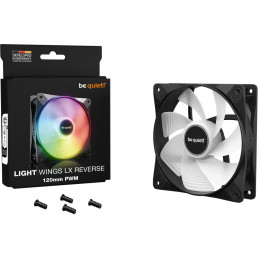 Be quiet! / ventilátor Light Wings LX 120mm PWM Reverse / 120mm ARGB / PWM /  černý
