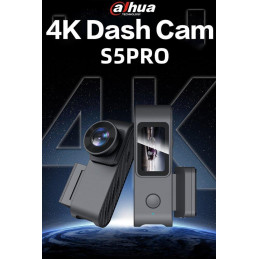 DAHUA kamera do auta S5PRO/ 4K Ultra HD rozlišení/ duální kamera/ USB-C/ Wi-Fi/ microSD slot