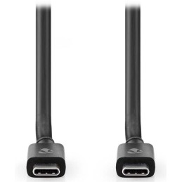 NEDIS kabel USB 4.0 Gen 3x2/ zástrčka USB-C - zástrčka USB-C/ 8K/ černý/ 2m