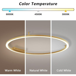 IMMAX NEO FINO SMART LED stropní (nástěnné) svítidlo zlaté 120cm 72W 4752lm, DO, Zigbee 3.0 TUYA