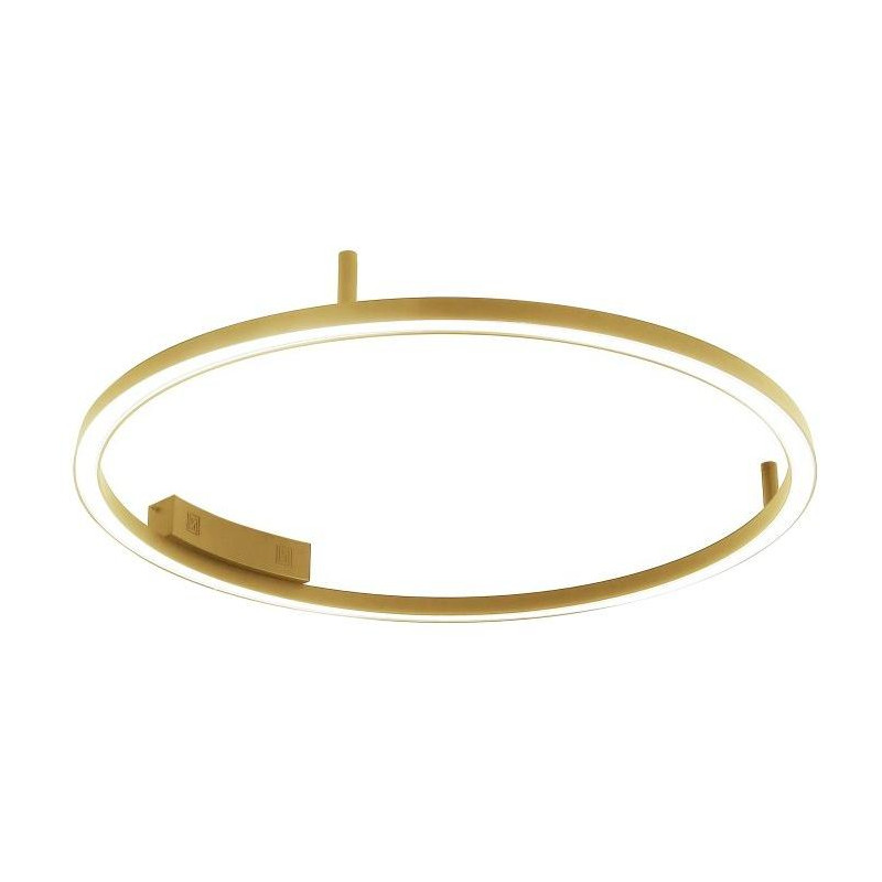 IMMAX NEO FINO SMART LED lampa sufitowa (ścienna) złota 80cm 55W 4285lm, DO, Zigbee 3.0 TUYA