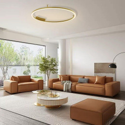 IMMAX NEO FINO SMART LED stropní (nástěnné) svítidlo zlaté 80cm 55W 4285lm, DO, Zigbee 3.0 TUYA