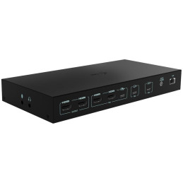 I-tec dokovací stanice USB-C KVM Docking station for 3 Hosts, Dual Display, Power Delivery 1x 92W/2x 65W