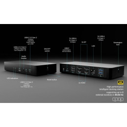 I-tec dokovací stanice Universal Intelligent Dual Display Docking Station, Power Delivery 100W