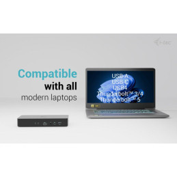 I-tec dokovací stanice Universal Intelligent Dual Display Docking Station, Power Delivery 100W