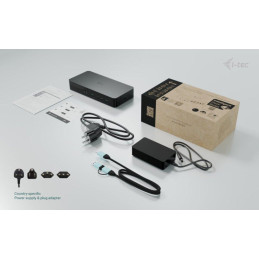 I-tec dokovací stanice Universal Intelligent Dual Display Docking Station, Power Delivery 100W