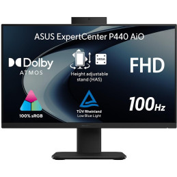 ASUS P4 AiO/ i5-13420H/ 8 GB/ 512 GB SSD/ Intel UHD/ 23,8"FHD, matowy/ W11P EDU/ kbd+mysz/ czarny