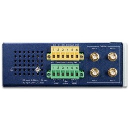 Planet dual 5G/LTE bezpečnostní brána, 2xWAN + 3xLAN/1xSFP, DI/DO, GPS, DIN, IP30, -40/+75°C, dual 9-54VDC