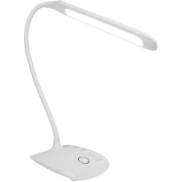 Colorway stolní LED lampa / CW-DL07FB-W/ Flexible 360°/ Integrovaná baterie / Bílá