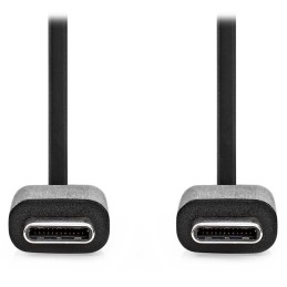 NEDIS kabel USB 2.0/ zástrčka USB-C - zástrčka USB-C/ černý/ bulk/ 1m