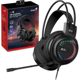GENIUS GX GAMING headset - HS-GX570U/ USB/ RGB LED/ ovládání hlasitosti