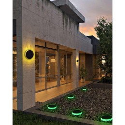 IMMAX NEO LITE SMART solární svítidlo ROUND, RGB, IP65, BT, TUYA, 1,9W, TUYA