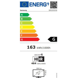SAMSUNG SMART OLED TV 83"/ QE83S95F/ 4K Ultra HD 3840x2160/ DVB-T2/S2/C/ H.265/HEVC/ 4xHDMI/ 3xUSB/ Wi-Fi/ LAN/ G