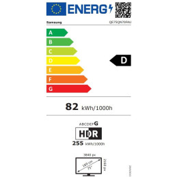 SAMSUNG SMART NEO QLED TV 75"/ QE75QN70F/ 4K Ultra HD 3840x2160/ DVB-T2/S2/C/ H.265/HEVC/ 4xHDMI/ 2xUSB/ Wi-Fi/ LAN/ D