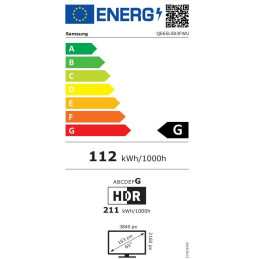SAMSUNG SMART NEO QLED TV 65"/ The Frame QE65LS03FW/ 4K Ultra HD/ DVB-T2/S2/C/ H.265/HEVC/ 5xHDMI/ 2xUSB/ Wi-Fi/ LAN/ G