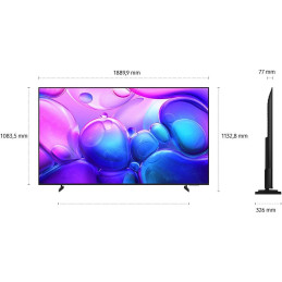 SAMSUNG SMART QLED TV 85"/ QE85Q6F/ 4K Ultra HD 3840x2160/ DVB-T2/S2/C/ H.265/HEVC/ 3xHDMI/ 1xUSB/ Wi-Fi/ LAN/ G