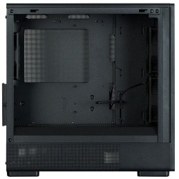 Zalman skříň P10 Namu / miniT/ 3x120mm fan / USB 3.0 / USB-C / dřevěné doplňky / černá