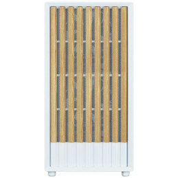 Zalman skříň P10 Namu / miniT/ 3x120mm fan / USB 3.0 / USB-C / dřevěné doplňky / bílá