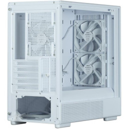 Zalman skříň P10 Namu / miniT/ 3x120mm fan / USB 3.0 / USB-C / dřevěné doplňky / bílá