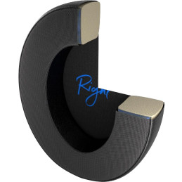 Endorfy náušníky Cool Hybrid / kombinace kůže a textilu / chladivá vrstva / univerzální / černé