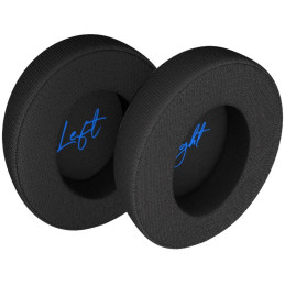 Endorfy náušníky Soft Breathing / textilní / paměťová pěna / univerzální / černé