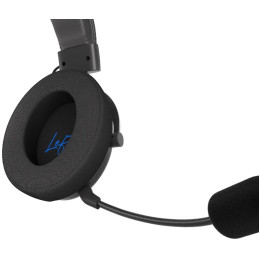 Endorfy náušníky Soft Breathing / textilní / paměťová pěna / univerzální / černé