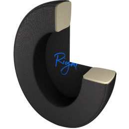 Endorfy náušníky Soft Breathing / textilní / paměťová pěna / univerzální / černé