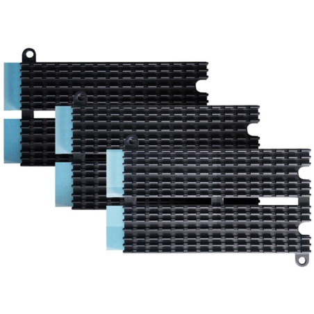 Asustor AS-HK1  Chladič pro FS67 / AS-T10G3 ( 3-pack for M.2 SSDs in one box. Covers two M.2 SSDs)