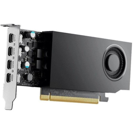 NVIDIA RTX A1000 / 8 GB GDDR6 / PCIe 4.0 x8 / 4x MiniDP / uchwyt Low Profile w zestawie