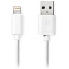 NEDIS Synchronisierungs- und Ladekabel / Apple Lightning 8-poliger Stecker – USB A-Stecker / weiß / lose / 1 m
