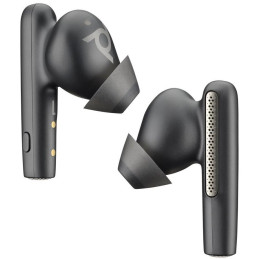 Poly Voyager Free 60+ UC M Carbon Black Ohrhörer + BT700 USB-C-Adapter + Touchscreen-Ladeetui