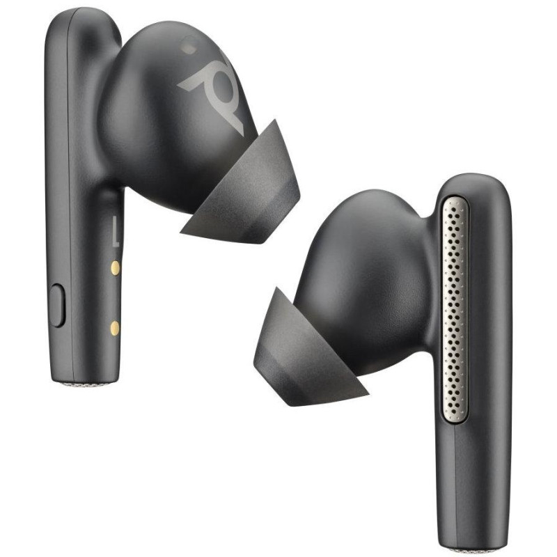 Poly Voyager Free 60+ UC M Carbon Black Ohrhörer + BT700 USB-C-Adapter + Touchscreen-Ladeetui