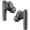 Słuchawki douszne Poly Voyager Free 60+ UC M Carbon Black + adapter USB-C BT700 + etui ładujące z ekranem dotykowym