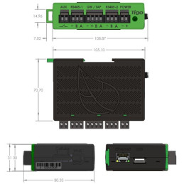 Tigo Energy CCA Komunikační centrum pro Tigo TS4