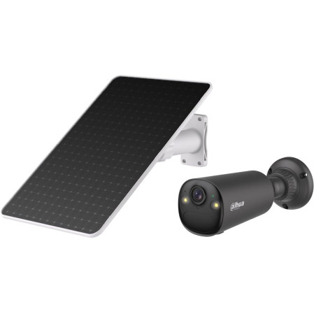 DAHUA IP kamera KIT/BF4CA-4G/ Bullet/ 4G/ 4Mpix/ objektiv 2,1mm/ H.265/ krytí IP66/ IR až 20m + 8W solární panel (černý)