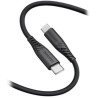 Swissten SOFT SILICONE USB-C / USB-C Datenkabel 1,5 M, PD 60 W, schwarz