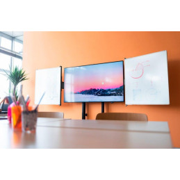 Vogels Postranní tabule 65" pro lifty RISE 5xxx, bílá keramika pro psaní fixem, magnetický zámek