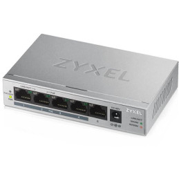 Zyxel GS1005-HP, 5 Port Gigabit PoE+ unmanaged desktop Switch, 4 x PoE, 60 Watt