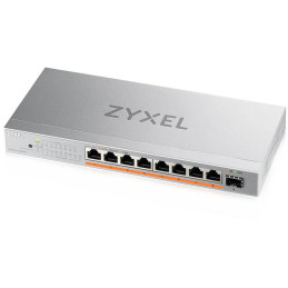 Zyxel XMG-108HP 8 Ports 2,5G + 1 SFP+, 8 ports 100W total PoE++ Desktop MultiGig unmanaged Switch
