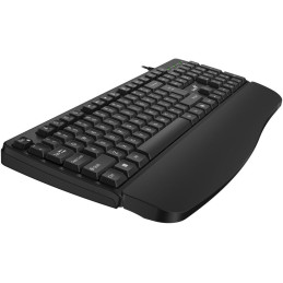 GENIUS KB-123/ Drátová s předložkou/ Copilot/ USB/ černá/ CZ+SK layout