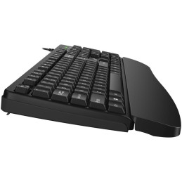 GENIUS KB-123/ Drátová s předložkou/ Copilot/ USB/ černá/ CZ+SK layout