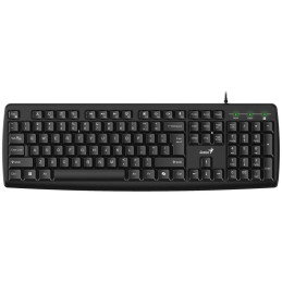 GENIUS KB-123/ Drátová s předložkou/ Copilot/ USB/ černá/ CZ+SK layout