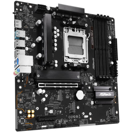 ASRock A620AM Pro-A / AMD A620A / AM5 / 4x DDR5 DIMM / 3x M.2 / HDMI / USB-C / mATX