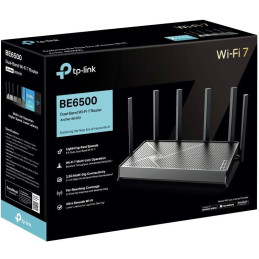TP-Link Archer BE400 BE6500 WiFi 7 router, 2x 2,5GWAN/LAN, 3x GLAN, USB 3.0, EasyMesh