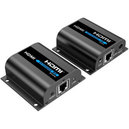 Przedłużacz HDMI PremiumCord 4K@30Hz do 60 m przez jeden kabel Cat6/6a/7, lokalne wyjście HDMI