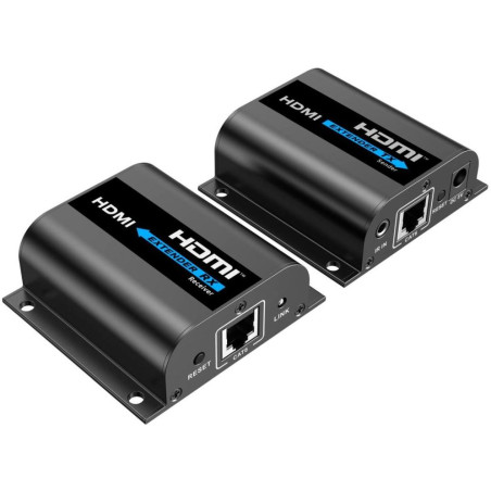 PremiumCord 4K@30Hz HDMI extender na 60m cez jeden kábel Cat6/6a/7, lokálny HDMI výstup