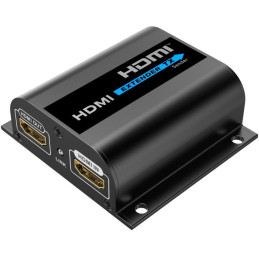 PremiumCord 4K@30Hz HDMI extender na 60m přes jeden kabel Cat6/6a/7, lokální HDMI výstup